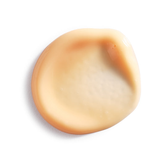 Texture swatch of Eminence Vitamin C+ Serum, a lightweight gel-cream.