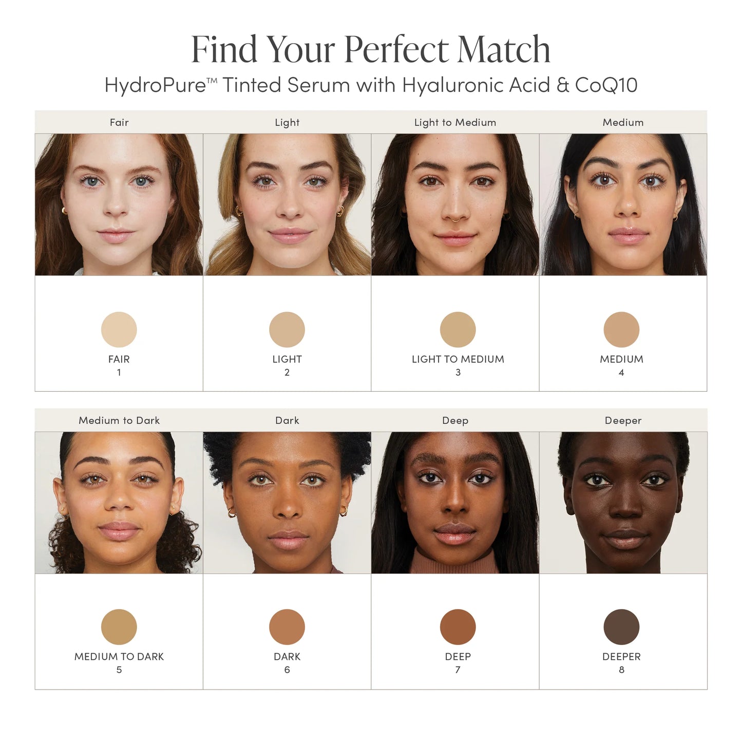 HydroPure Tinted Serum with Hyaluronic Acid & CoQ10