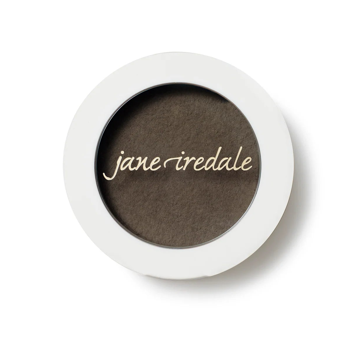 Eye shadow compact with 'jane iredale' branding on a white background