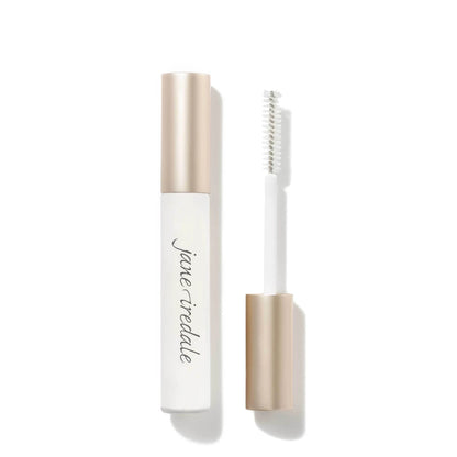 Brow gel with applicator and 'jane iredale' branding on a white background