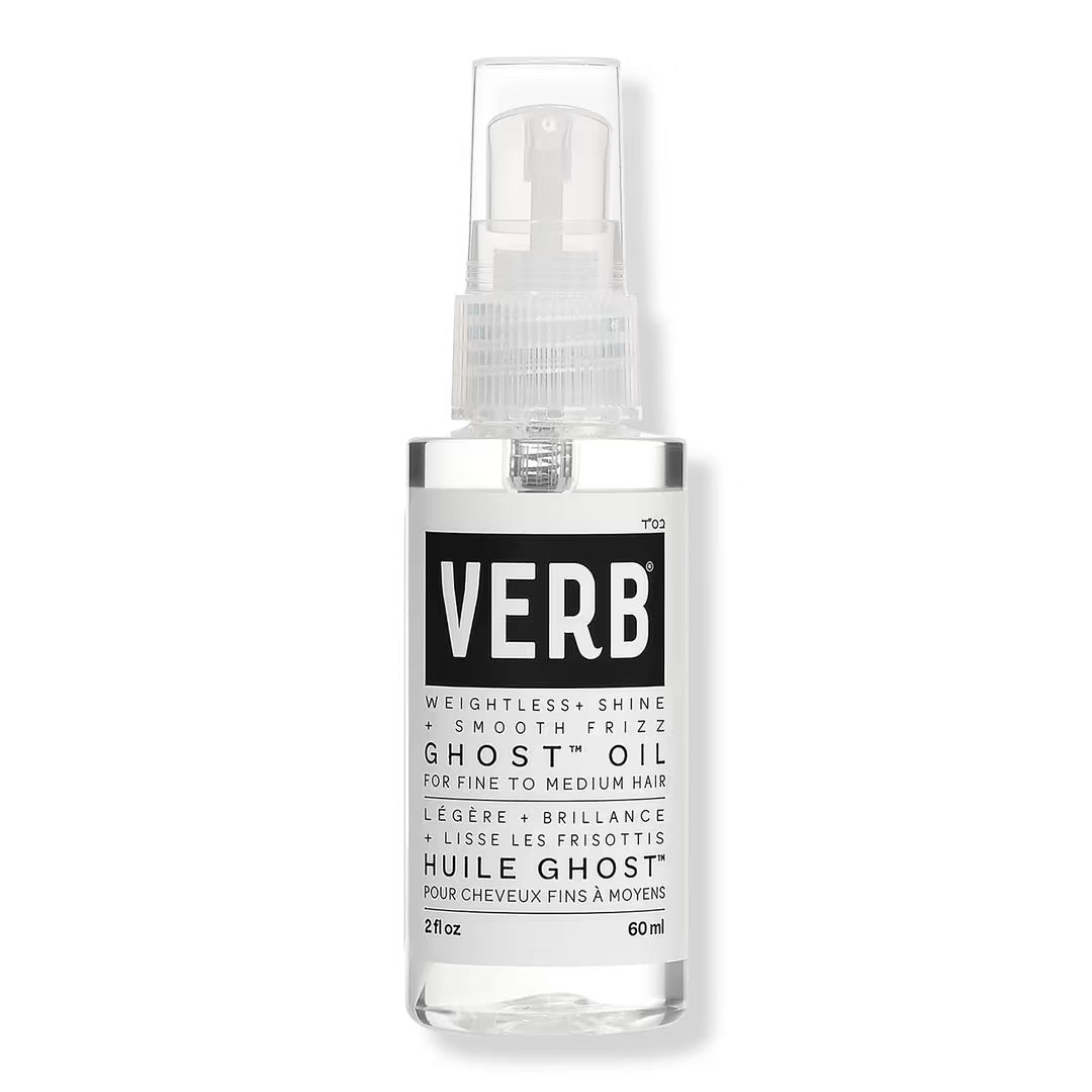 Verb Ghost Oil 2 fl oz bottle for weightless shine and smooth frizz control