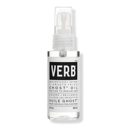 Verb Ghost Oil 2 fl oz bottle for weightless shine and smooth frizz control