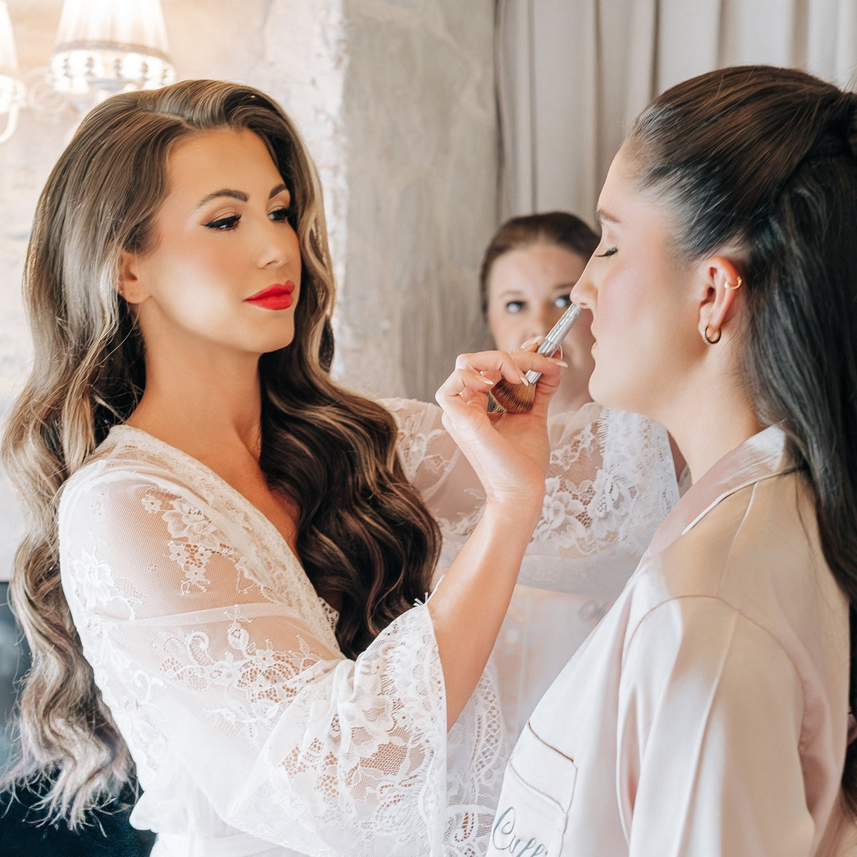 Refined With Caroline Bridal makeup Application