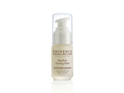 Eminence Bamboo Firming Fluid bottle on a white background