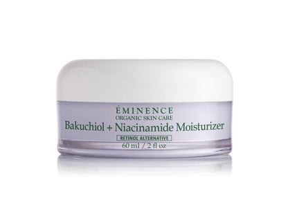 Eminence skincare moisturizer jar on a white background