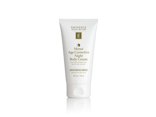 Eminence Monoi Age Corrective Night Body Cream on a white background