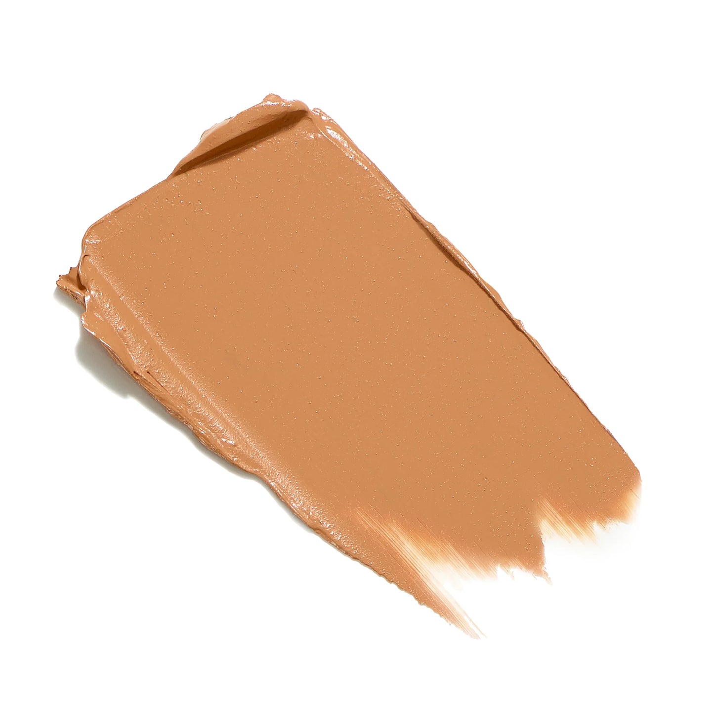 Brown makeup swatch on a white background