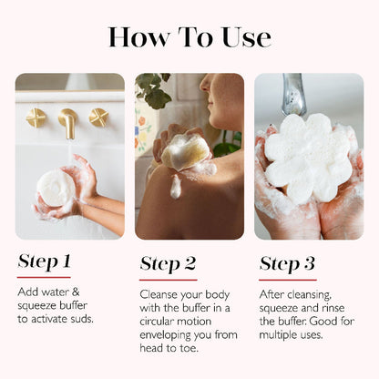 Spongellé Blackberry Spongette | Exfoliating & Nourishing Bath Infusion