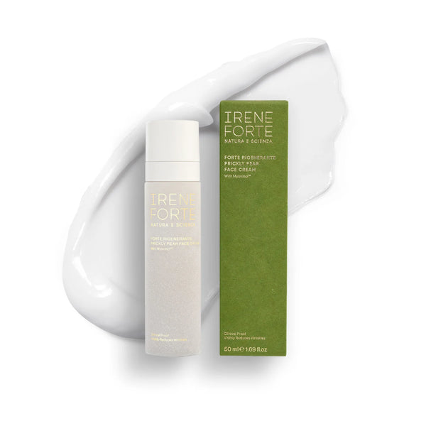 Two skincare products from Irene Forte on a white background