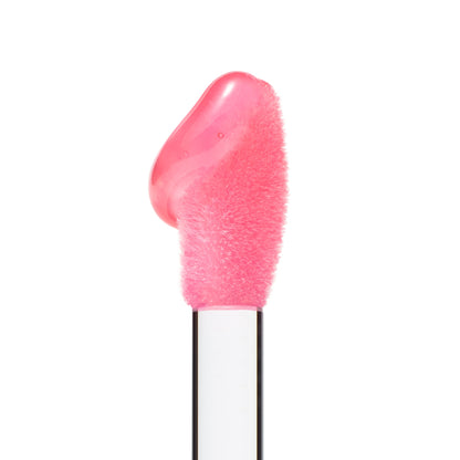 Close-up of the soft, slanted flocked applicator of Just Kissed pH Lip Oil.