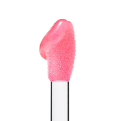 Close-up of the soft, slanted flocked applicator of Just Kissed pH Lip Oil.
