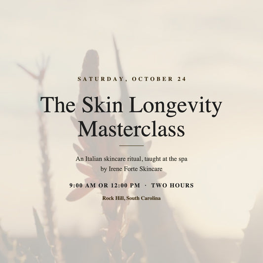 The Skin Longevity Masterclass, Saturday October 24, Rock Hill South Carolina